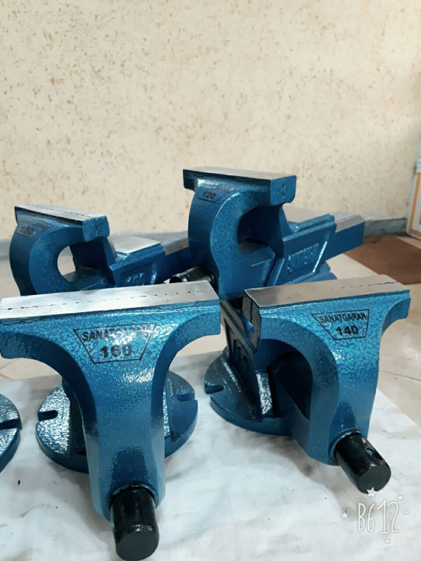 گیره رومیزی سایز 100 رنگ آبی صنعتگران