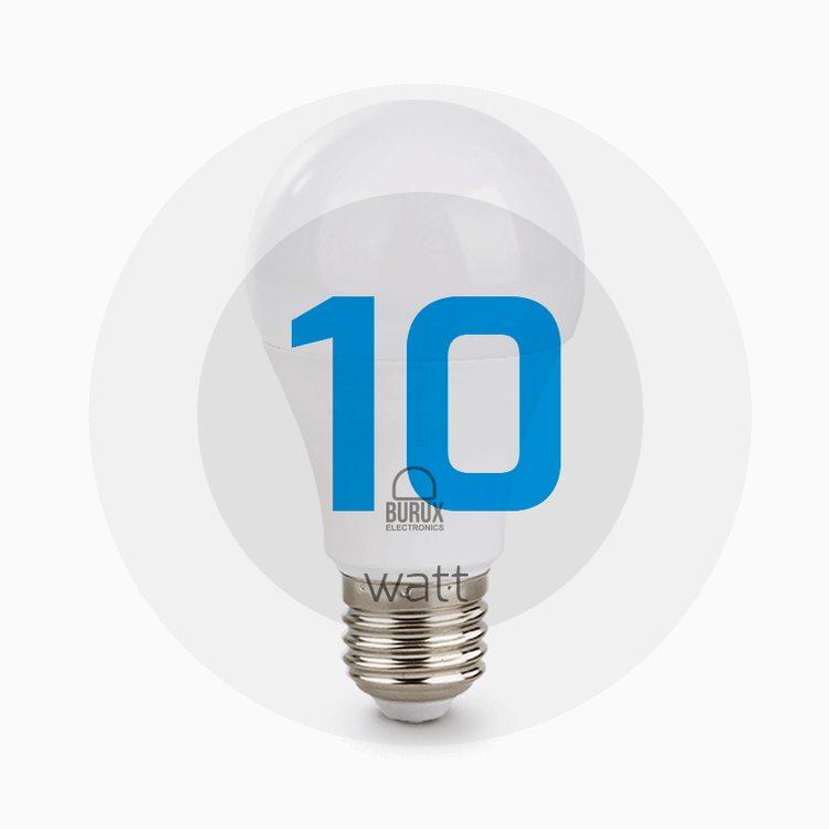 لامپ LED حبابی 10 وات A60 نور مهتابی بروکس
