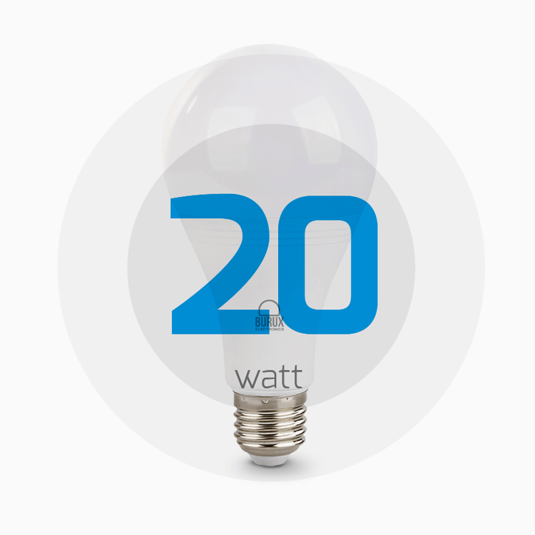 لامپ LED حبابی 20 وات A80 نور مهتابی بروکس