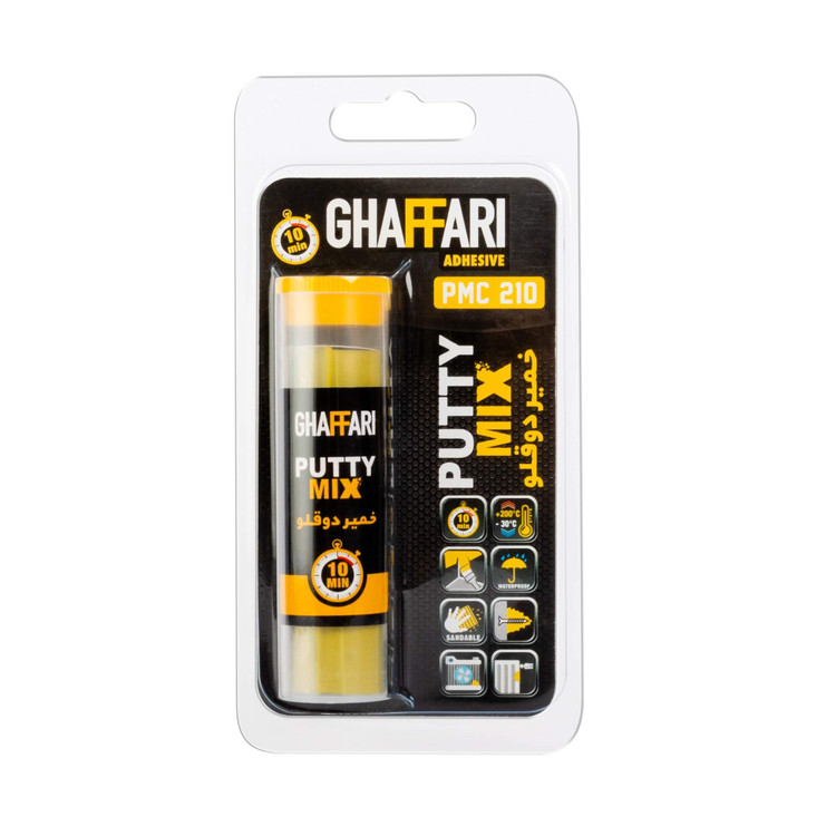 چسب خمیر دوقلو زودگیر – 10 دقیقه ای (2K EPOXY PUTTY – 10 MIN) غفاری